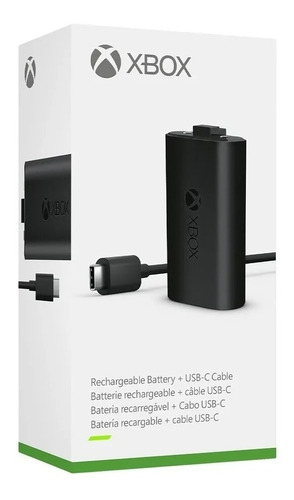 Kit Play & Charge Bateria Cabo Controle Xbox One Series X/s