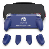 Funda Para Nintendo Switch Lite Skull & Co. Gripcase Azul