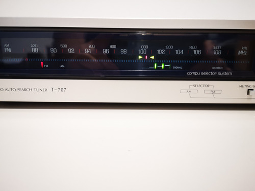 Sintonizador Sansui T707  Fm Dial Analógico Con Auto Search 