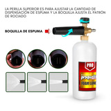 Foam Lance + Espuma Profesional Para Hidrolavadoras