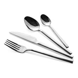 Set X 24 Cubiertos Acero Inoxidable Kremer Viena Silver