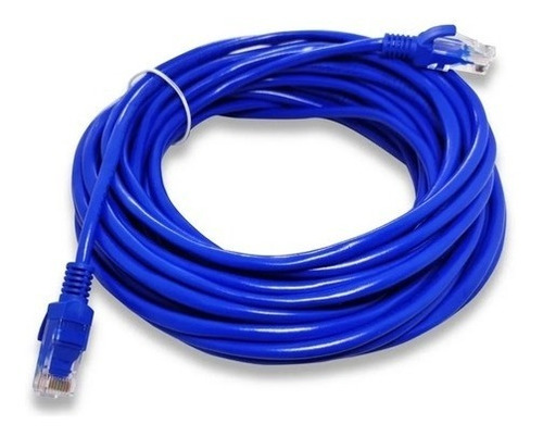 Cable Red 10 Metros Ethernet Armado 5e Rj45 Utp Pc Notebook