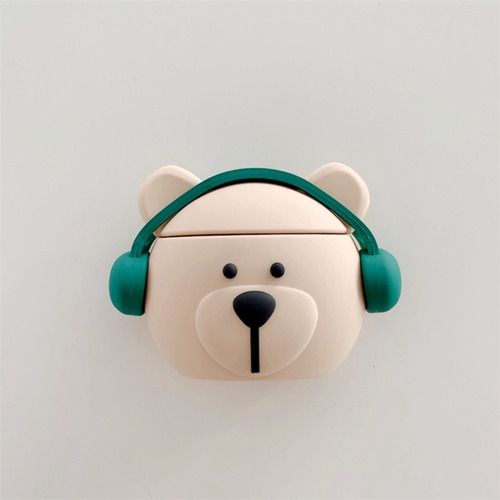 Divertida Funda Para Auriculares 3d Little Bear