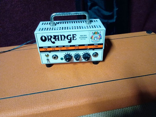 Cabeçote Guitarra Orange Micro Terror Cor Branco