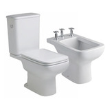 Combo Ferrum Trento Inodoro Largo Deposito Bidet .venta Mat