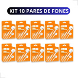 Kit 10 Fones Ouvido C/ Microfone Atacado Revenda Nota Fiscal