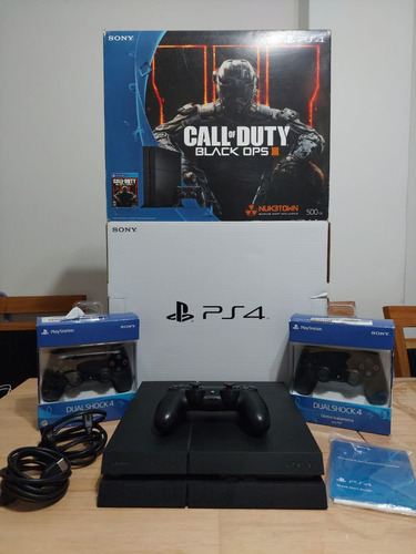 Play Station 4 500gb - Black Ops 3 Edition 