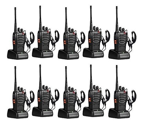 Radios Pxton Px-888s Recargables 16 Canales 10 Unidades