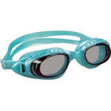 Goggles Natacion Modelo Gs27 Verde Marca Escualo Color Celeste