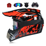 Casco Tipo Cross Negro Mate Certificacion Regalo L  Bike