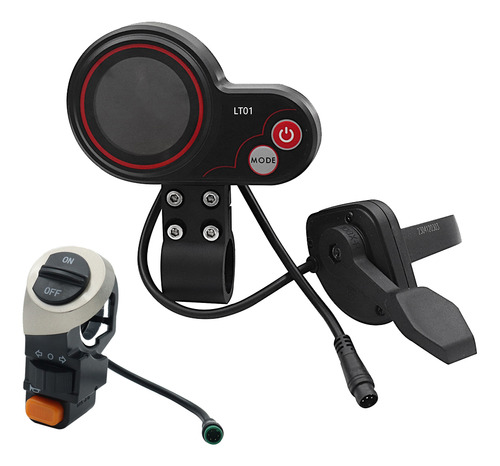 Pantalla Lt01 Thumb Throttle 36 V-72v 6 Pines+interruptor Pa