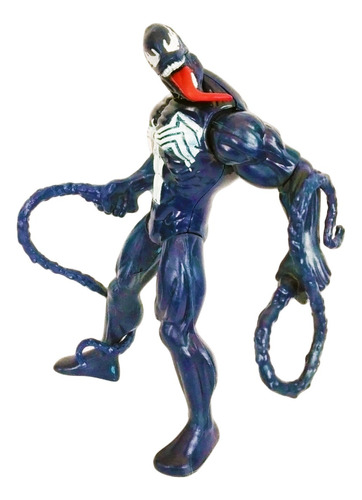 Spiderman Venom Azul Blue Simbionte Juguetes Niños Marvel 