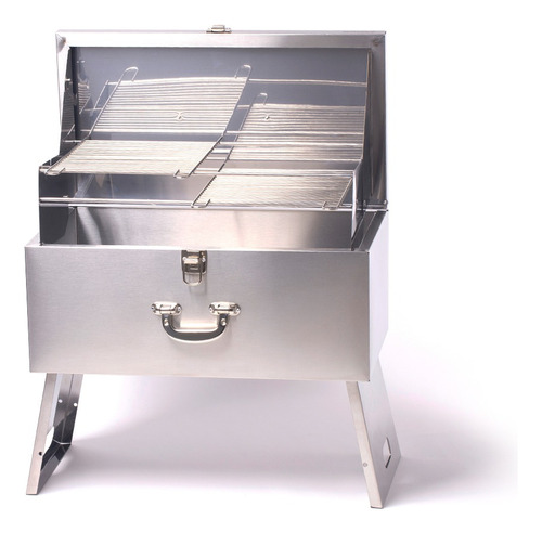 Box King / Maleta De Churrasco Grande / 100% Inox / Antonow