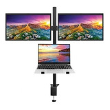 Soporte Doble 2 Monitor Y Notebook Brazo Escritorio B50