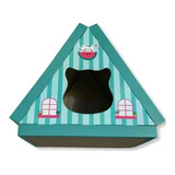 Rascador Para Mascota Gato Casa Triangular 