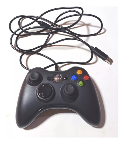 Controle Xbox 360 Com Fio Xbox / Pc / Ps3 / Android  Usado