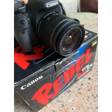 Câmera Canon T3i Com Lente Do Kit + Brinde Seminova
