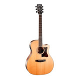 Guitarra Electroacústica Cort Ga5f-bw-ns Natural Satin Cedro