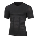 Camiseta Ajustada Para Abdomen Elástico Body Shapers Fitness