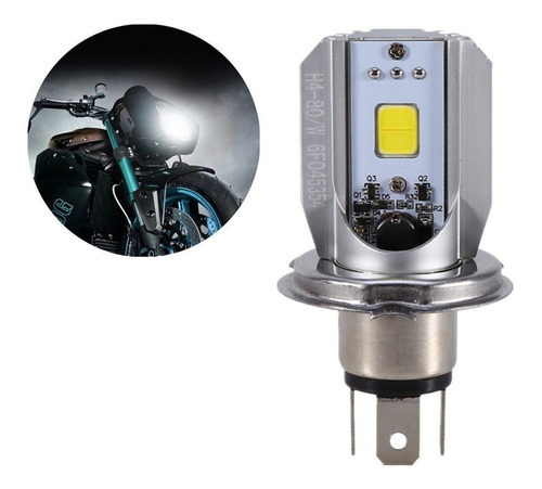 Lampara Led Cree H4 Moto P/ Cg Titan Ybr Xtz Tornado Twister