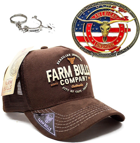 Boné Farm Cowpany Fivela American Country Chaveiro