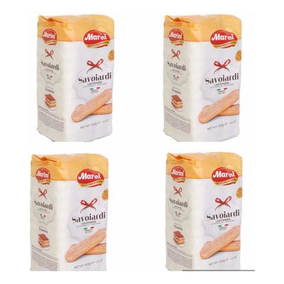 4 Pack D 400 Gr C\u002Fu Galletas Savoiardi Tiramisu Impor Italia | Meses sin interés