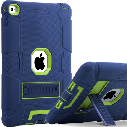 Funda Resistente  iPad Air 2 A1566, A1567 Azul Y Verde 