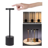 Lámpara De Mesa Inalámbrica Recargable Led Night Light Touch