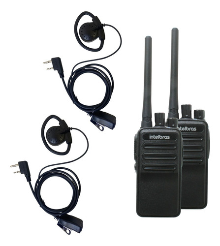 Rádio Comunicador Ht Intelbras Rc 3002 G2 + Fone D Regulagem
