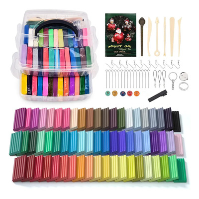 Lyndnice® Kit De Arcilla Poliméricade Moldeable, Plastilina De Colores Para Niños 62 Colores,Arcilla Moldeable Para Hacer Baratijas, Modelos De Animales Y Personajes. | MercadoLibre