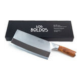 Cuchillo Hacha - Los Boldos - 32 Cm Largo. Peso Total 420g Color Acero