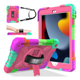 Funda New iPad 2021 Ltrop 10.2 9na/8va/7ma Gen P/niños Pink