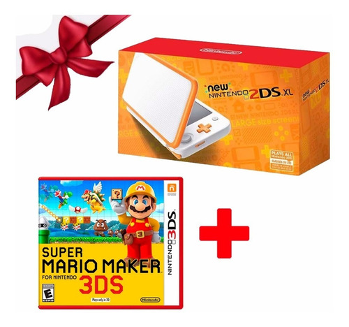 Kit Consola Blanca Nintendo 2ds Xl + Juego Mario Maker