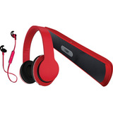 Parlante Portátil Bluetooth +headset+inear 3 In 1 Coby® Play