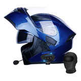 Bluetooth Motorcycle Helmet Flip Up Front Helmet Dual