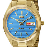 Relógio Orient Automático Dourado Masculino 469wc2f D1kx
