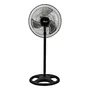 Ventilador De Pie Alpaca 18 De Diámetro Aspas Metal Color Negro | Envío gratis