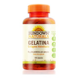 Gelatina Colágeno Hidrolisado - 100 Cápsulas - Sundown