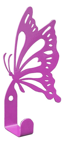 Colgador De Pared De Acero Dibujo De Mariposa Varios Colores