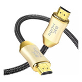Cable Hdmi 2.1 8k Gold 3m Tv Lap Xbox Ps5 Ps4 Alta Velocidad