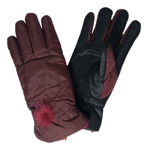 Guantes Térmicos Con Peluche Para Mujer Invierno Impermeable