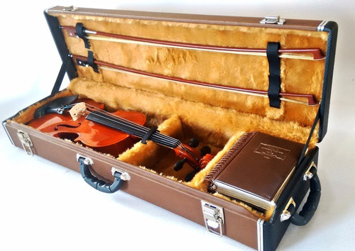 Estojo Case Para Violino 4/4 Marrom Leve Compacto - Kromus