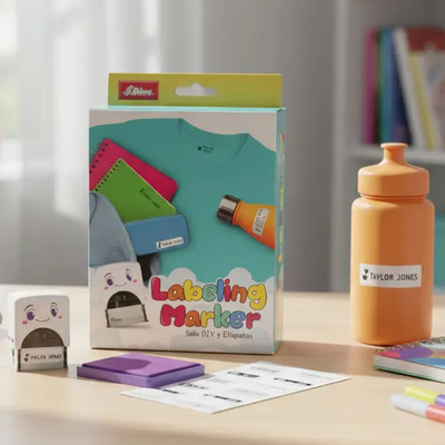 Sello Autoamtico Para Ropa O Papel En Tinta Negra | Envío gratis