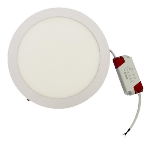 Panel Led 18w Sobreponer Redondo Rca Luz Blanca 6500k 1350lm