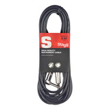 Cable Stagg De Instrumento 6 Metros Conectores Reforzados Sg