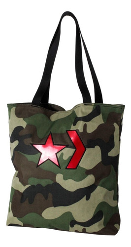 Bolsa Tote Bag Mujer Converse Camuflaje Original