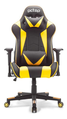 Cadeira Gamer Pctop Top - Amarela