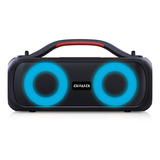 Parlante Aiwa  Bluetooth Aws200bt 30w rms boombox  color negro
