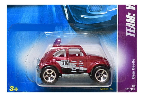 Hot Wheels 2008 Volkswagen Baja Beetle- Team V W #03/04