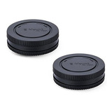 2 Tapas Para Lente De Camara Sony E-mount A6000 A6100 A6300